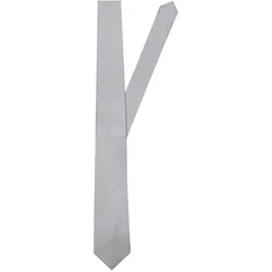 Krawatte SEIDENSTICKER "Schwarze Rose", Herren, Gr. One Size, silber, Seide, unifarben, Krawatten, Breit (7cm) Uni