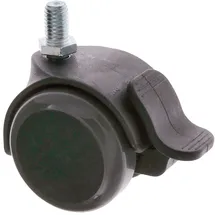 MS Beschläge Möbelrolle aus Polyurethan 50mm Durchmesser 10mm Mit Bremse Stück