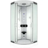 AcquaVapore Duschkabine Komplettdusche Fertigdusche 80x80 cm Mit 2k Scheiben Versiegelung