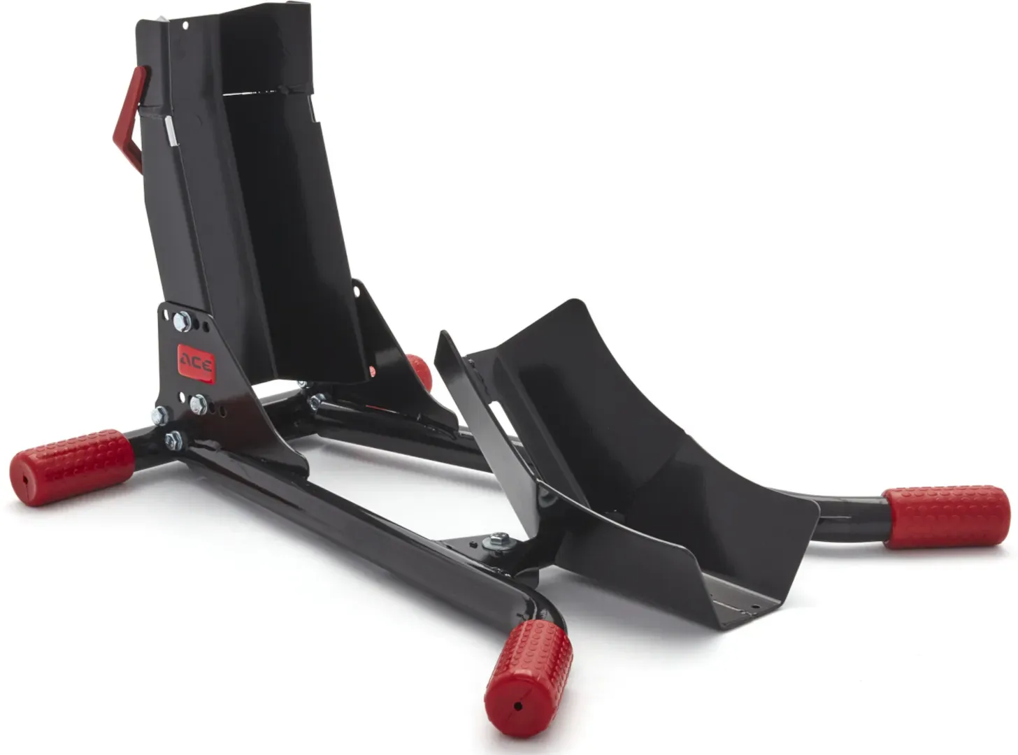 ACEBIKES SteadyStand Motorradständer, schwarz-rot