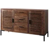 Wolf Möbel Sideboard 140 x 45 x 85 cm Braun