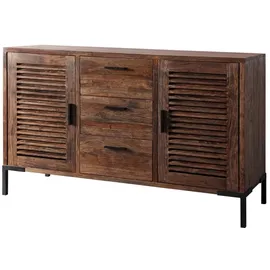 Wolf Möbel Sideboard 140 x 45 x 85 cm Braun