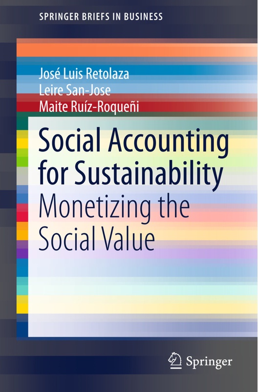 Social Accounting For Sustainability - José Luis Retolaza  Leire San-José  Maite Ruíz-Roqueñi  Kartoniert (TB)