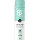 8X4 FRESH LIME Deo-Spray 150,0 ml