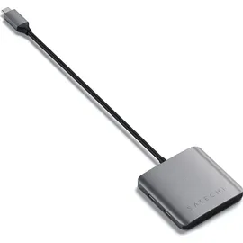 Satechi Aluminum 4 Port USB-C Hub space