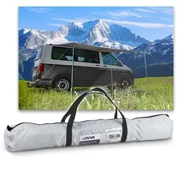 Enva Camping Markise - Sonnen- und Regenschutz - 3 x 2,4 m
