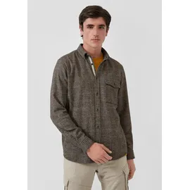 s.Oliver Flanellhemd Braun 3XL