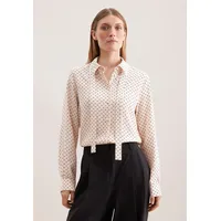 Seidensticker Schluppenbluse SEIDENSTICKER, Damen, Gr. S(36), weiß (sanftes weiß),