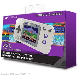 My Arcade Gamer V Classic (220 in 1) Gray & Purple