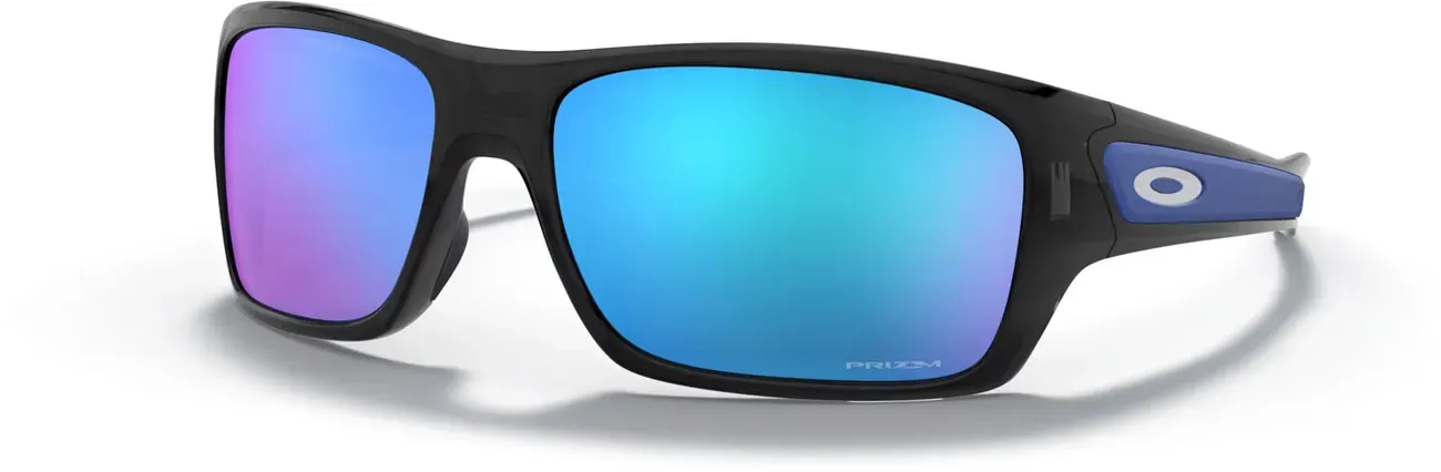 Oakley Turbine Sapphire, lunettes de soleil - Noir/Bleu Bleu/Violet Réfléchissant