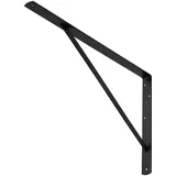 1 Stück SOTOOLS Schwerlastkonsole schwarz 600 x 375 x 40 mm Regalkonsole Regalträger aus Stahl