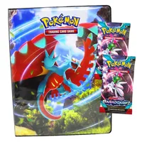 POKÉMON Sammelkarte Pokemon Karten Karmesin & Purpur - Paradox Rift - 1 Mappe + 2 Booster, Karmesin & Purpur - Paradox Rift - 1 Mappe + 2 Booster