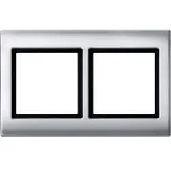 1St. Merten 400260 AQUADESIGN-Rahmen, 2fach, aluminium