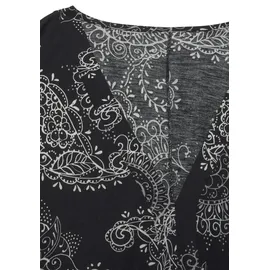 vivance by lascana 3/4-Arm-Shirt schwarz/weiß 36/38