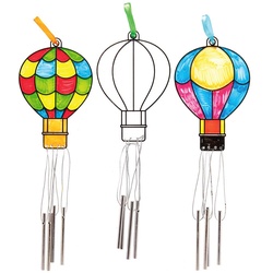 Suncatcher-Windspiele "Heißluftballon" (pro Set 4) Bastelsets