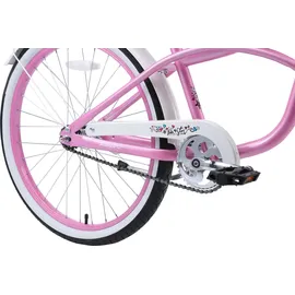 Bikestar Cruiser 24 Zoll RH 135 cm pink/rosa
