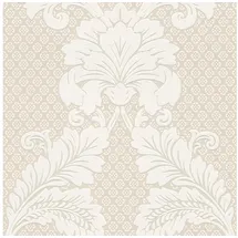 Profhome Barock Tapete Ornament 0,52 m x 10,05 m 5,22 m2 Creme 305441-GU