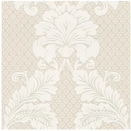 Profhome Barock Tapete Ornament 0,52 m x 10,05 m 5,22 m2 Creme 305441-GU