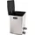 Hti-Living Duo Mülleimer 40 l Silber