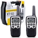 Midland XT50 Adventure Kofferset, Weiß C1178.03 PMR-Handfunkgerät 2er Set