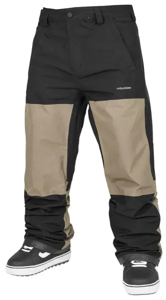 Volcom Dua Gore-Tex M - Snowboardhosen - Herren - Black/Light Brown - M