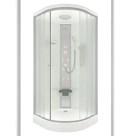 AcquaVapore Duschkabine Fertigdusche Dusche Komplettkabine D10-00M0 80x80 cm ohne 2k Scheiben Versiegelung