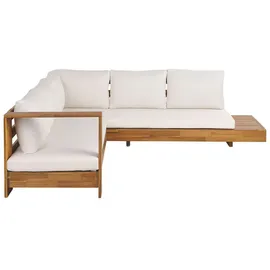 Beliani Marettimo Loungeset cremeweiß