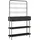 casa.pro Aalsmeer Pflanzenständer 154 x 96 x 24 cm Schwarz