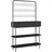 casa.pro Pflanzenständer Aalsmeer 154 x 96 x 24 cm Schwarz