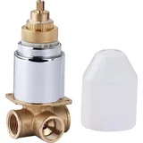 Evenes Unterputz-Brausethermostat Skyline, Rosette 140 x 140 mm, chrom - 93 904 78