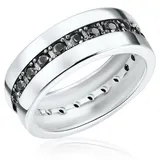 Rafaela Donata Ring schwarz | silber 52