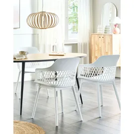 Beliani Esszimmerstuhl 2er Set ALMIRA
