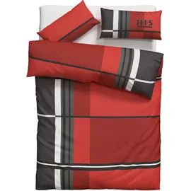 OTTO home Cassia Karo Rot 135 x 200 cm + 2 x 40 x 80 cm
