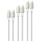 4smarts USB-C auf USB-C 3 m Silber/Weiß