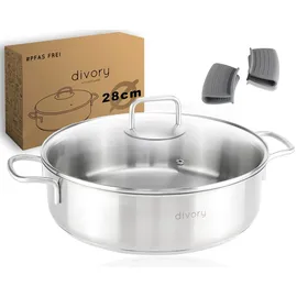 DIVORY Schmorpfanne 28 cm