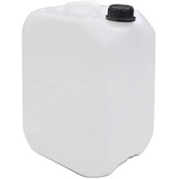 IMPREGNO Kunststoffkanister Kanister Wasserkanister Leerkanister Kunststoff Natur 2,5l / 5l / 10l / 25l mit Deckel Sicherheitsverschluss Lebensmittelecht (10 Liter)