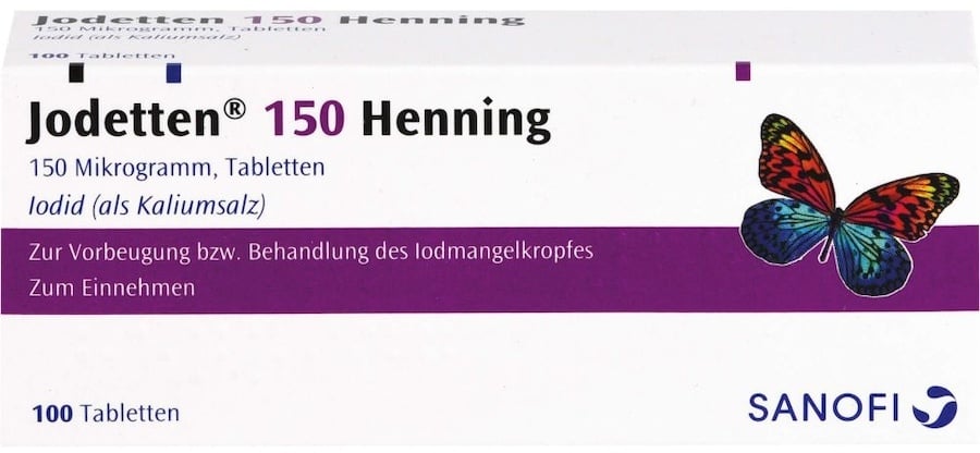 Jodetten 150 Henning Tabletten Mineralstoffe