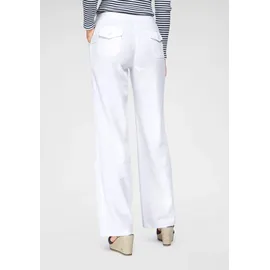 Aniston CASUAL Leinenhose ANISTON CASUAL figurumspielend lang Weiß 44