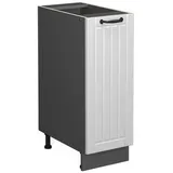 Vicco Apothekerschrank Fame-Line 30 x 51,6 x 82 cm Anthrazit/Weiß