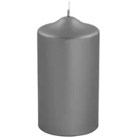 Fink Stumpenkerze 15 cm grau