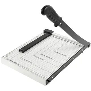 Papierschneider A4/B5/A5/B6/B7 Hebelschneider Manuell mit Metallbasis - SchneidegeräT für Papier und Foto