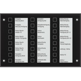 Jung KNX Melde- und Bedientableau Glas schwarz,