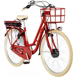 Fischer E-Bike Cita RETRO 2.0 Elektrofahrrad für Damen und Herren, RH 48 cm, 28 Zoll, 418 Wh Rücktritt