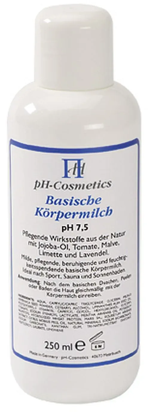 Basische Körpermilch pH 7,5 (250 ml) - pH-Cosmetics