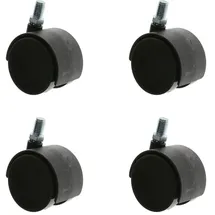 MS Beschläge Möbelrolle Rolle Ø45mm M8 4er-pack