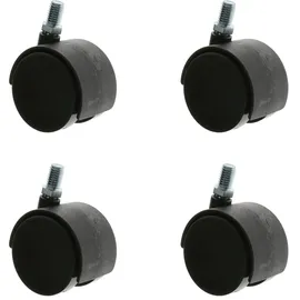 MS Beschläge Möbelrolle Rolle Ø45mm M8 4er-pack