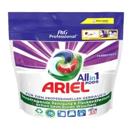 P&G PROFESSIONAL Ariel All-in-1 Pods Color 110 Waschladungen, (2x 55WL)