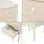 [en.casa] Kommode Luspoo mit 4 Schubladen 82 x 40 x 40 cm Cremeweiß