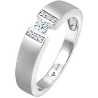 Elli DIAMONDS Verlobungsring Diamant (0.14 ct.) 585 Weißgold Ringe Damen