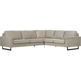 Home Affaire Ecksofa HOME AFFAIRE "Pinto, XXL, 250/290 cm, langer Schenkel, Ottomane", grau (hellgrau), B:290cm H:85cm T:250cm, Luxus-Microfaser in Lederoptik(100% Polyester);Cord (92% Polyester, 8% Polyamide), Sofas, Ecksofa, Cord, Chenille, Lederoptik, mit Keder,
